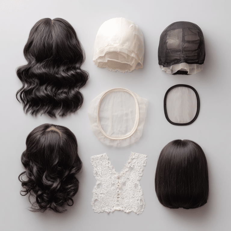u4637663336 educational beauty flat lay showing different wig 613a7f02 16b0 445a 9126 9f0aea578ebd 1