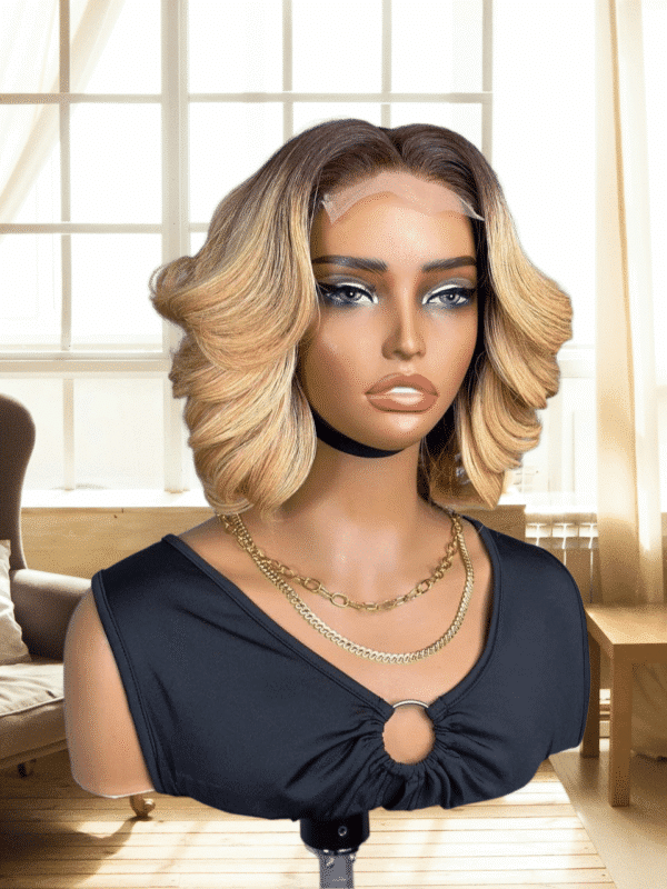luxury ombré waves – 12 inches wig