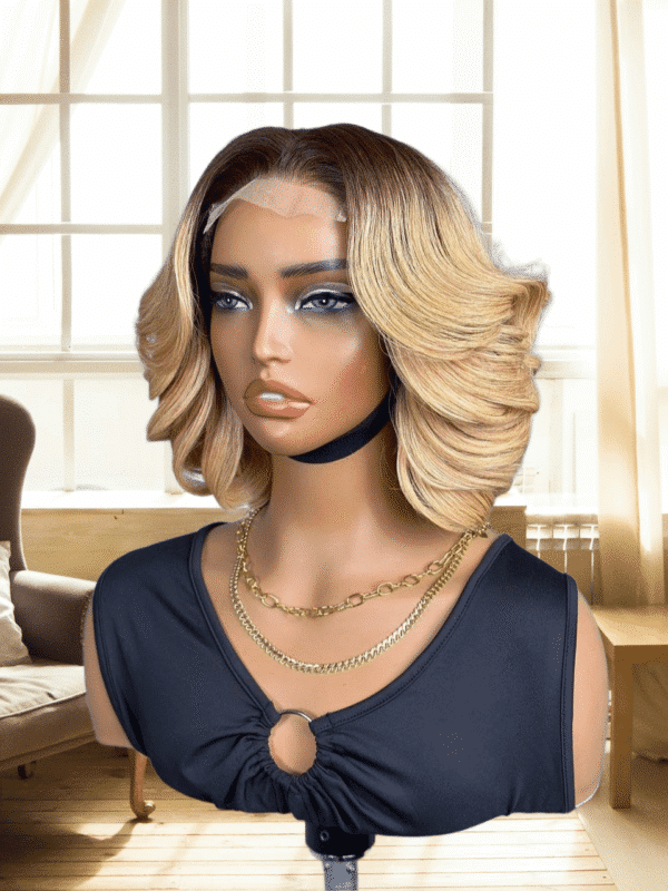 luxury ombré waves – 12 inches wig