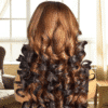 luxury ombré bounce human hair wig