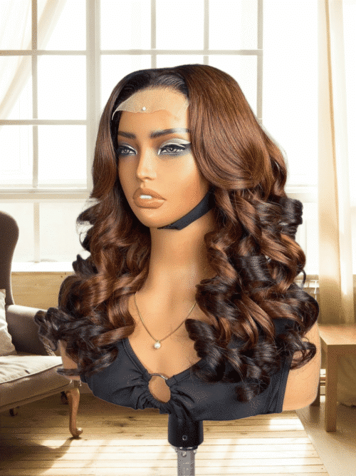luxury ombré bounce human hair wig luxury ombré bounce human hair wig