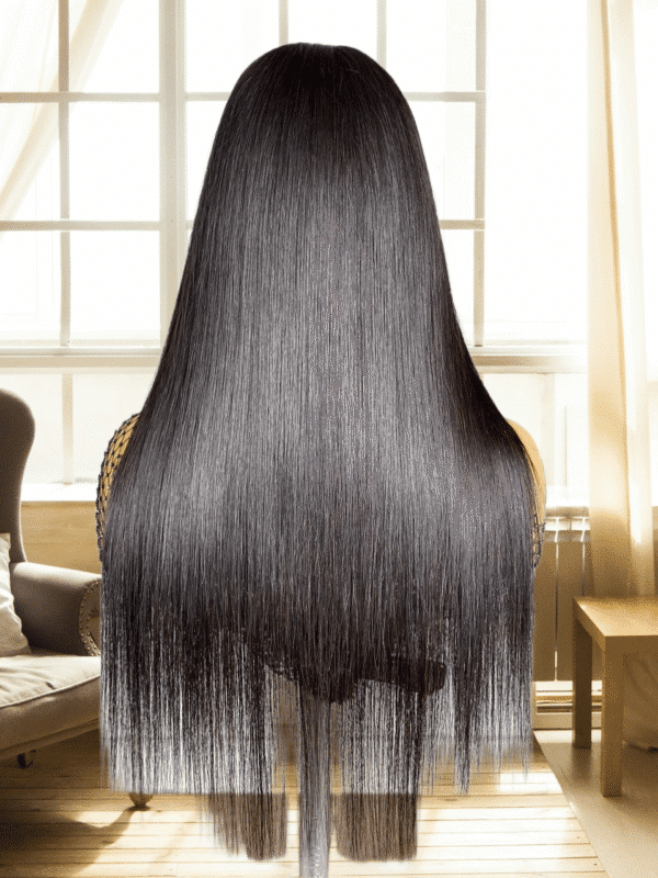 natural straight 20 inch human hair wig – 200% density | customized | 100% human hair | 250g