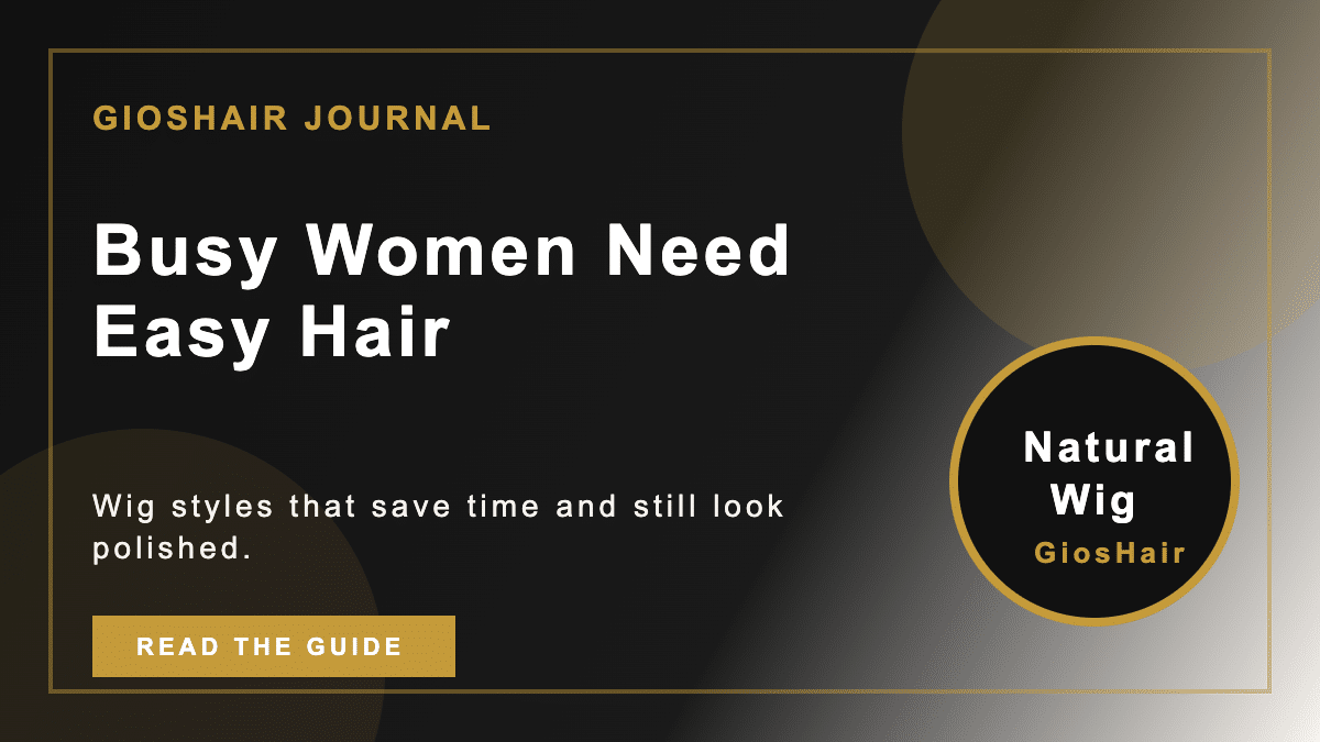 Busy Women Need Easy Hair