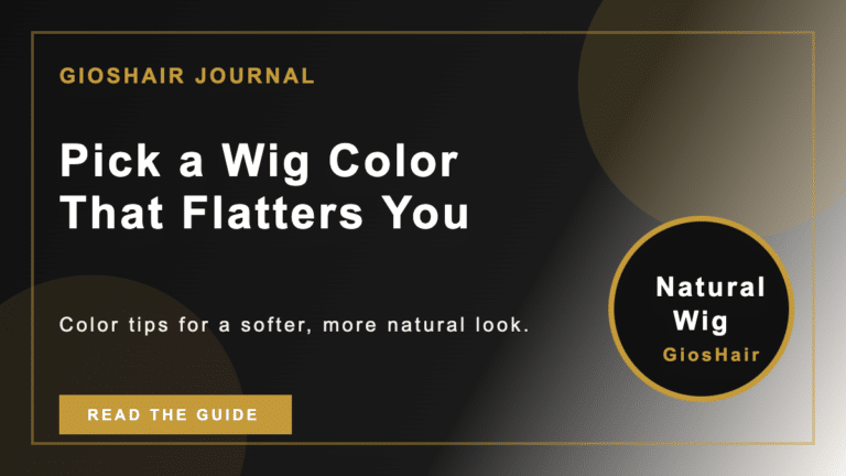 Pick a Wig Color That Flatters You